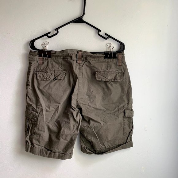 Green Cargo Shorts - Picture 2 of 5
